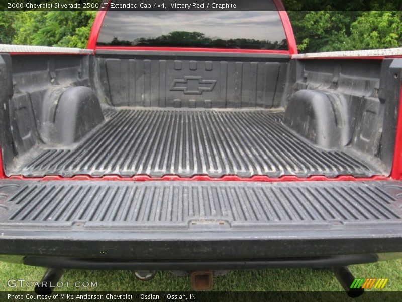 Victory Red / Graphite 2000 Chevrolet Silverado 2500 LT Extended Cab 4x4