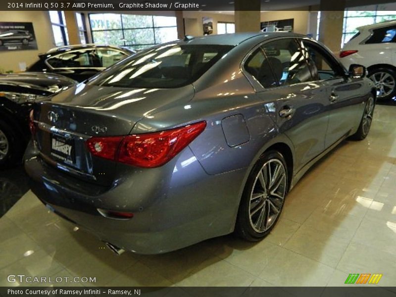 Graphite Shadow / Graphite 2014 Infiniti Q 50 3.7 AWD Premium