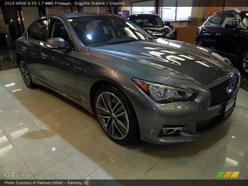 Graphite Shadow / Graphite 2014 Infiniti Q 50 3.7 AWD Premium