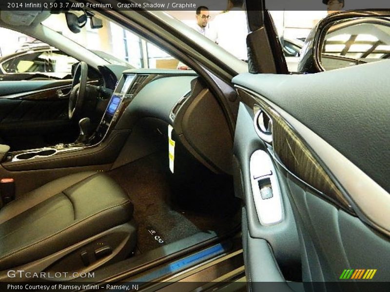 Graphite Shadow / Graphite 2014 Infiniti Q 50 3.7 AWD Premium