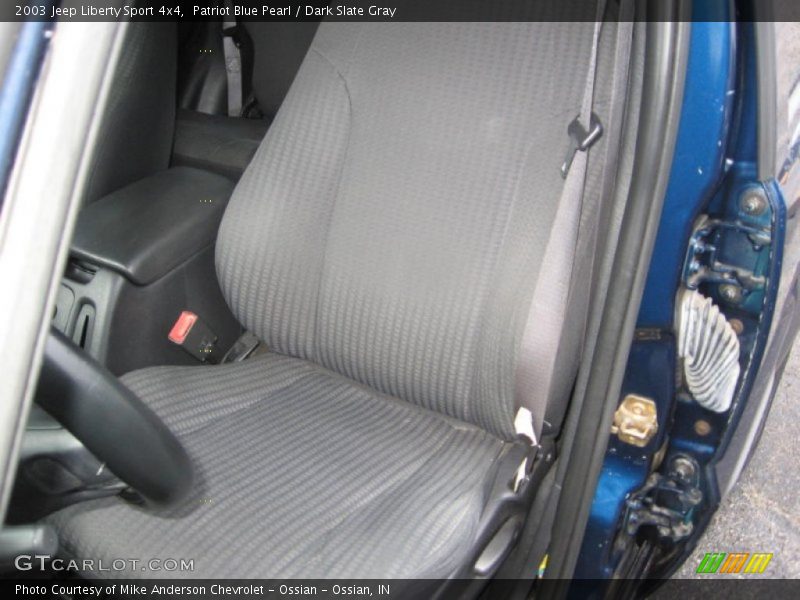 Patriot Blue Pearl / Dark Slate Gray 2003 Jeep Liberty Sport 4x4