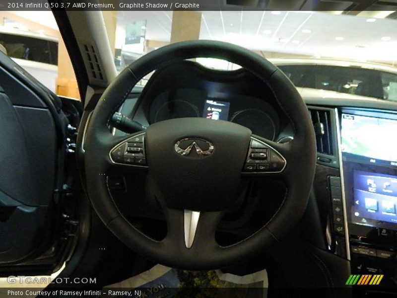 Graphite Shadow / Graphite 2014 Infiniti Q 50 3.7 AWD Premium