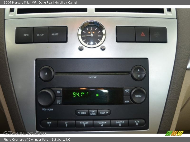 Audio System of 2006 Milan V6