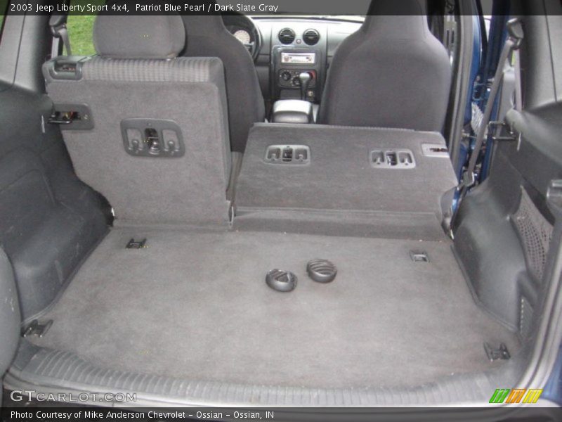 Patriot Blue Pearl / Dark Slate Gray 2003 Jeep Liberty Sport 4x4
