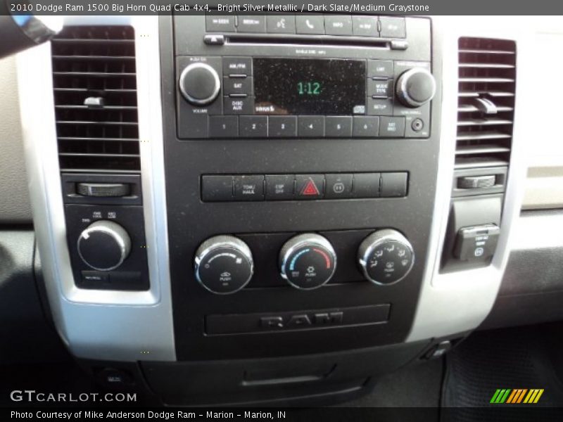 Bright Silver Metallic / Dark Slate/Medium Graystone 2010 Dodge Ram 1500 Big Horn Quad Cab 4x4