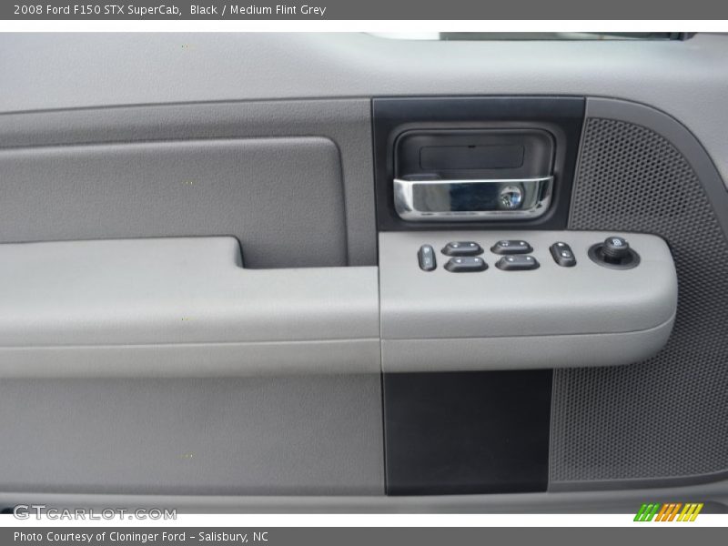 Black / Medium Flint Grey 2008 Ford F150 STX SuperCab