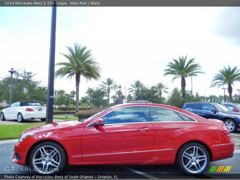  2014 E 350 Coupe Mars Red