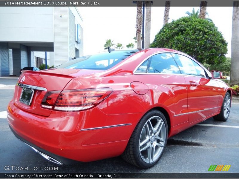 Mars Red / Black 2014 Mercedes-Benz E 350 Coupe