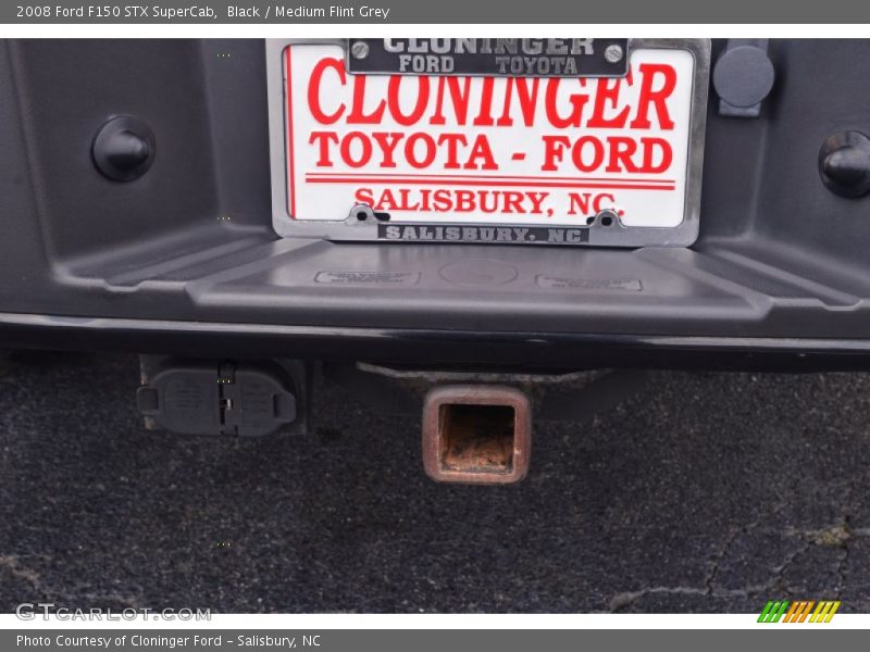 Black / Medium Flint Grey 2008 Ford F150 STX SuperCab