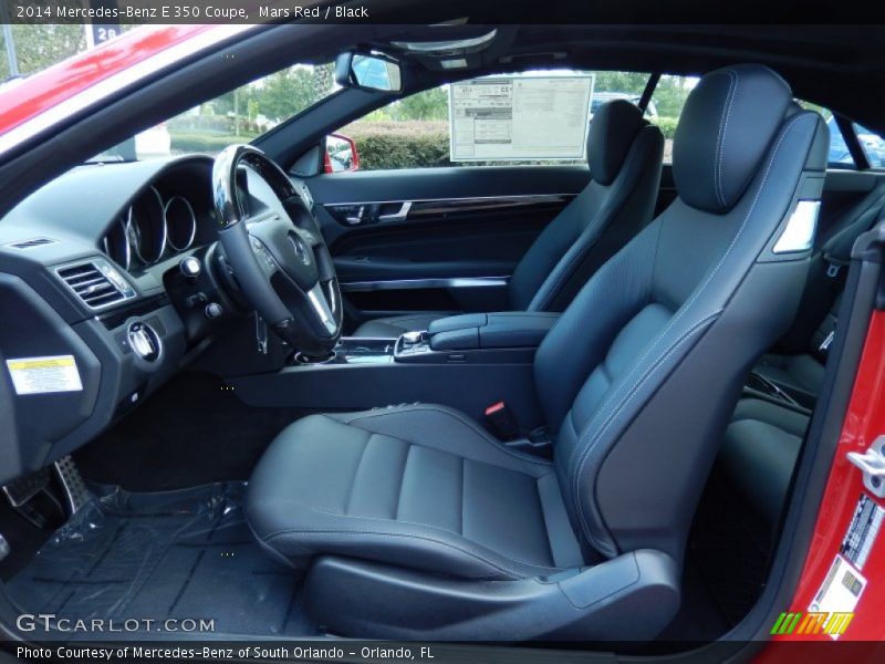  2014 E 350 Coupe Black Interior