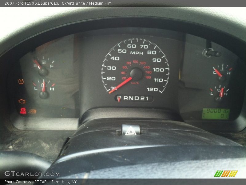 Oxford White / Medium Flint 2007 Ford F150 XL SuperCab