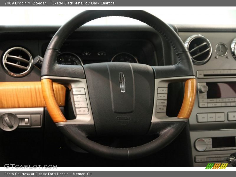 Tuxedo Black Metallic / Dark Charcoal 2009 Lincoln MKZ Sedan