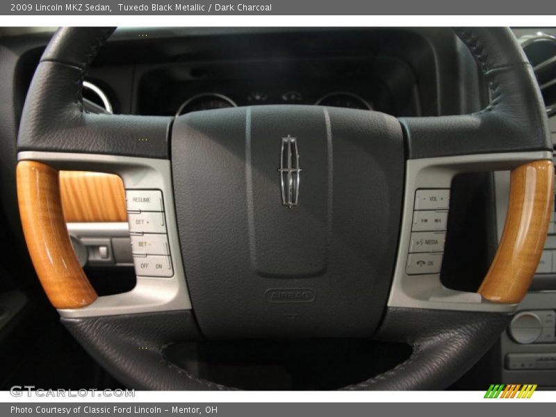 Tuxedo Black Metallic / Dark Charcoal 2009 Lincoln MKZ Sedan