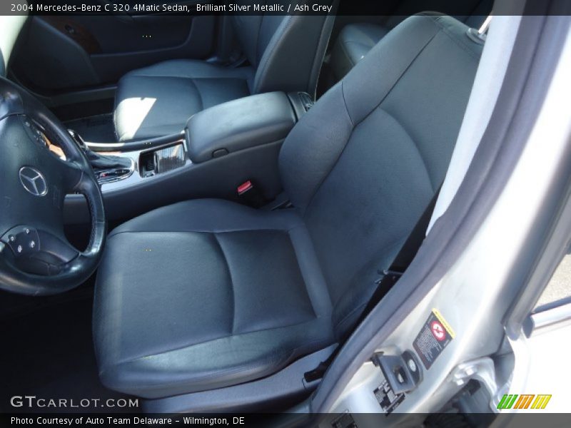 Brilliant Silver Metallic / Ash Grey 2004 Mercedes-Benz C 320 4Matic Sedan