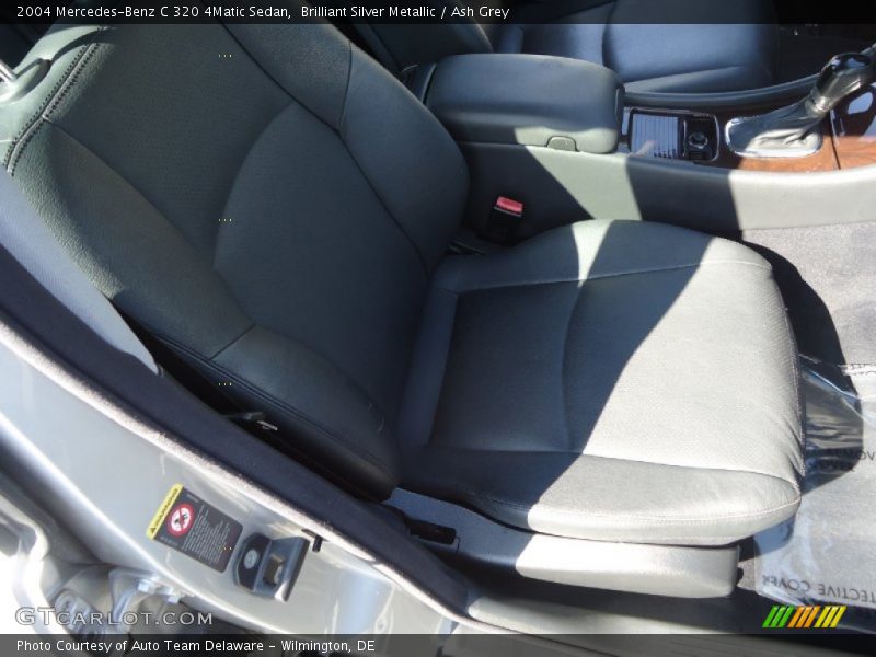 Brilliant Silver Metallic / Ash Grey 2004 Mercedes-Benz C 320 4Matic Sedan
