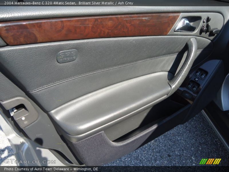 Brilliant Silver Metallic / Ash Grey 2004 Mercedes-Benz C 320 4Matic Sedan
