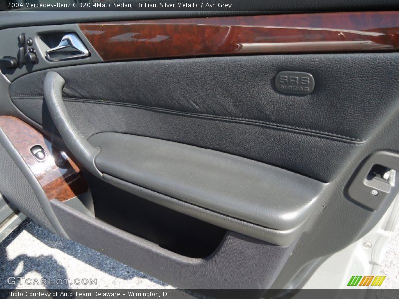Brilliant Silver Metallic / Ash Grey 2004 Mercedes-Benz C 320 4Matic Sedan