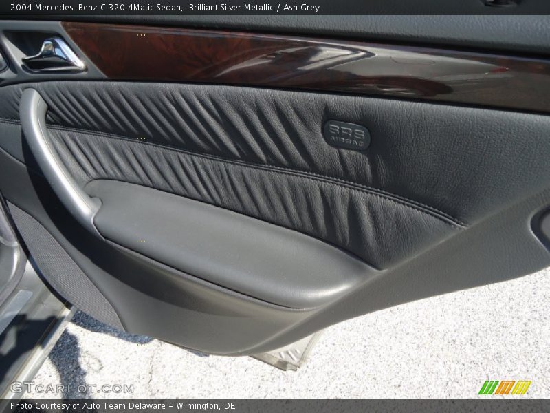 Brilliant Silver Metallic / Ash Grey 2004 Mercedes-Benz C 320 4Matic Sedan