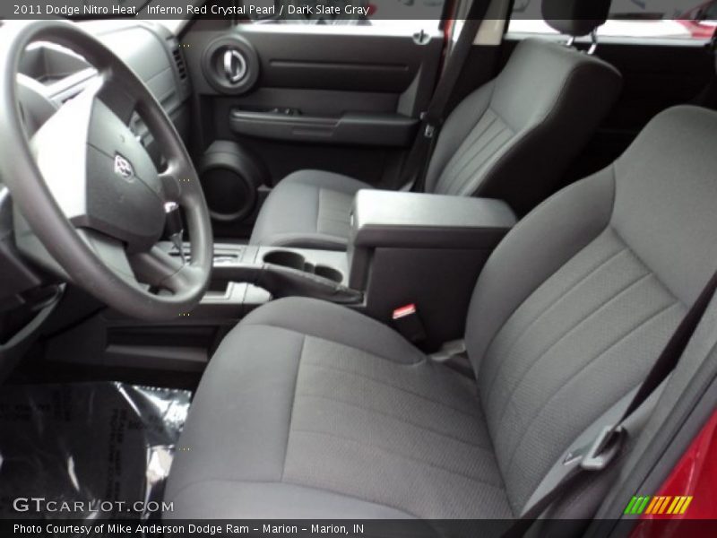 Inferno Red Crystal Pearl / Dark Slate Gray 2011 Dodge Nitro Heat