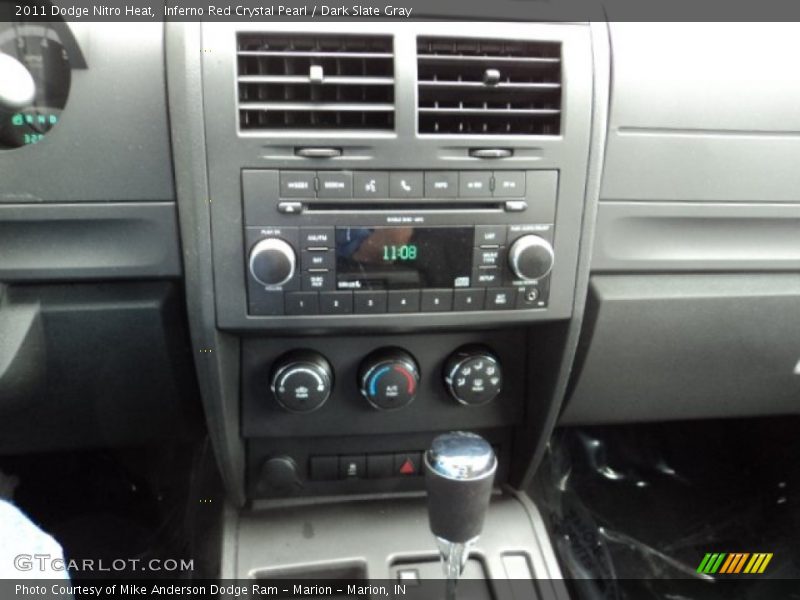 Inferno Red Crystal Pearl / Dark Slate Gray 2011 Dodge Nitro Heat