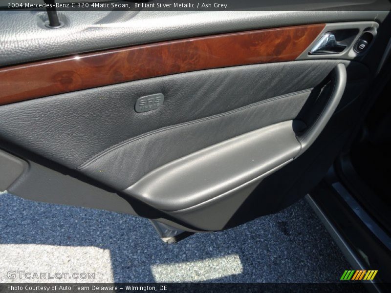 Brilliant Silver Metallic / Ash Grey 2004 Mercedes-Benz C 320 4Matic Sedan