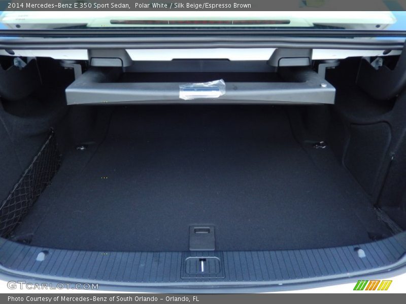 Polar White / Silk Beige/Espresso Brown 2014 Mercedes-Benz E 350 Sport Sedan