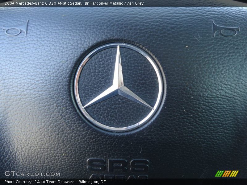 Brilliant Silver Metallic / Ash Grey 2004 Mercedes-Benz C 320 4Matic Sedan