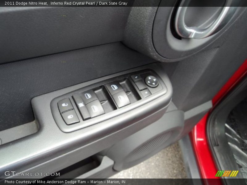Inferno Red Crystal Pearl / Dark Slate Gray 2011 Dodge Nitro Heat