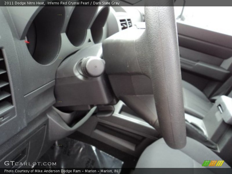 Inferno Red Crystal Pearl / Dark Slate Gray 2011 Dodge Nitro Heat