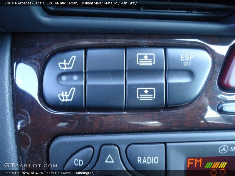 Brilliant Silver Metallic / Ash Grey 2004 Mercedes-Benz C 320 4Matic Sedan