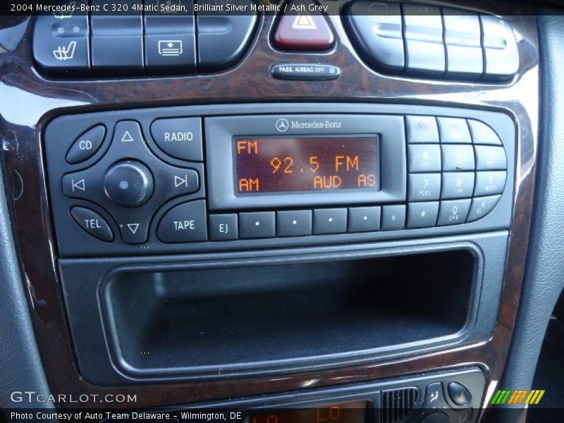 Brilliant Silver Metallic / Ash Grey 2004 Mercedes-Benz C 320 4Matic Sedan