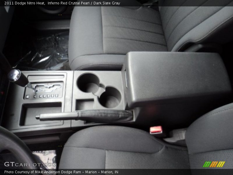 Inferno Red Crystal Pearl / Dark Slate Gray 2011 Dodge Nitro Heat