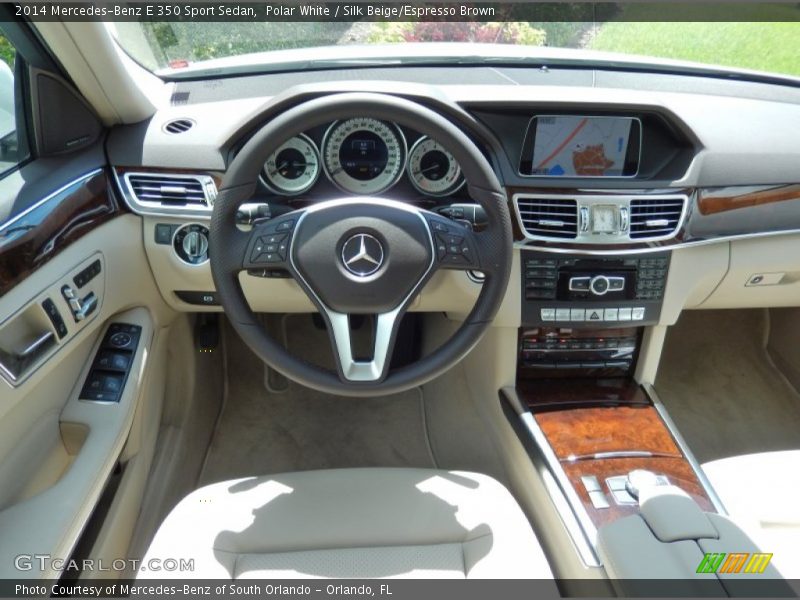 Dashboard of 2014 E 350 Sport Sedan