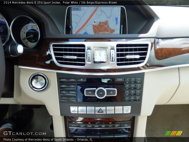 Controls of 2014 E 350 Sport Sedan