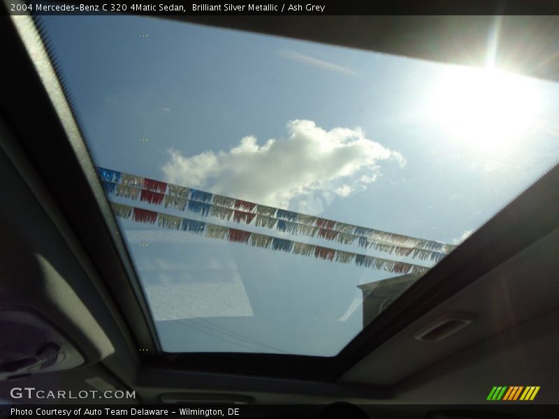 Brilliant Silver Metallic / Ash Grey 2004 Mercedes-Benz C 320 4Matic Sedan