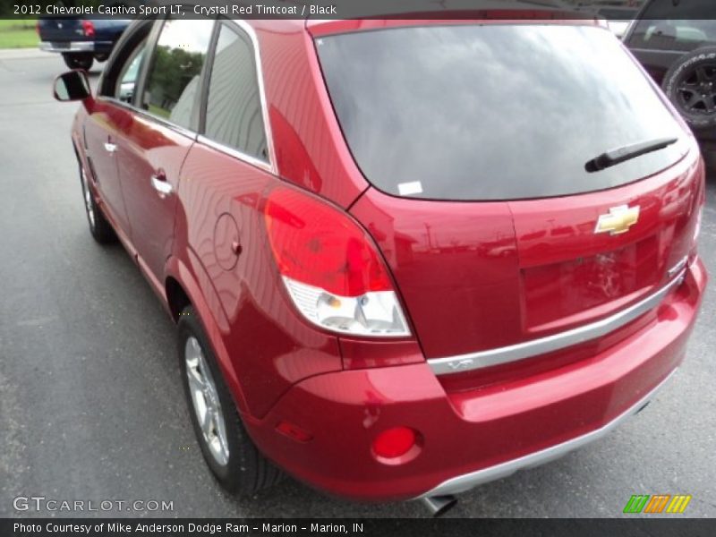 Crystal Red Tintcoat / Black 2012 Chevrolet Captiva Sport LT