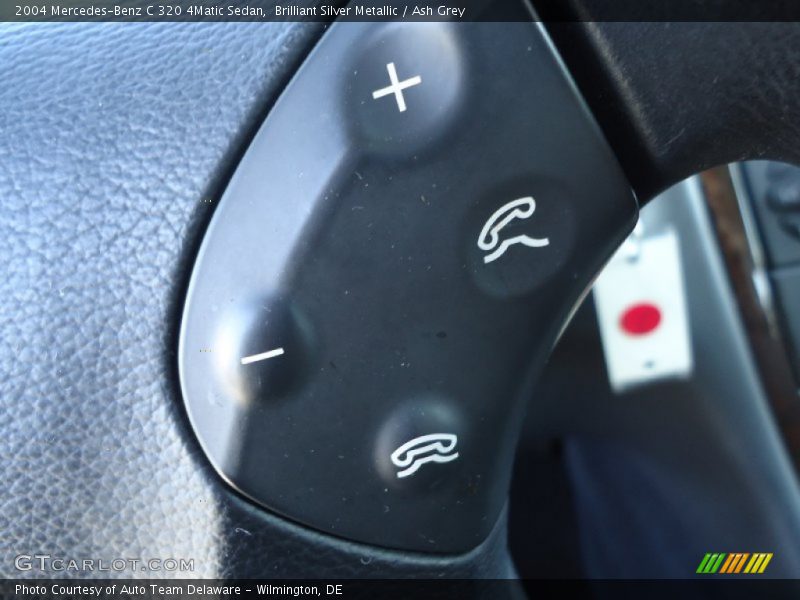 Brilliant Silver Metallic / Ash Grey 2004 Mercedes-Benz C 320 4Matic Sedan