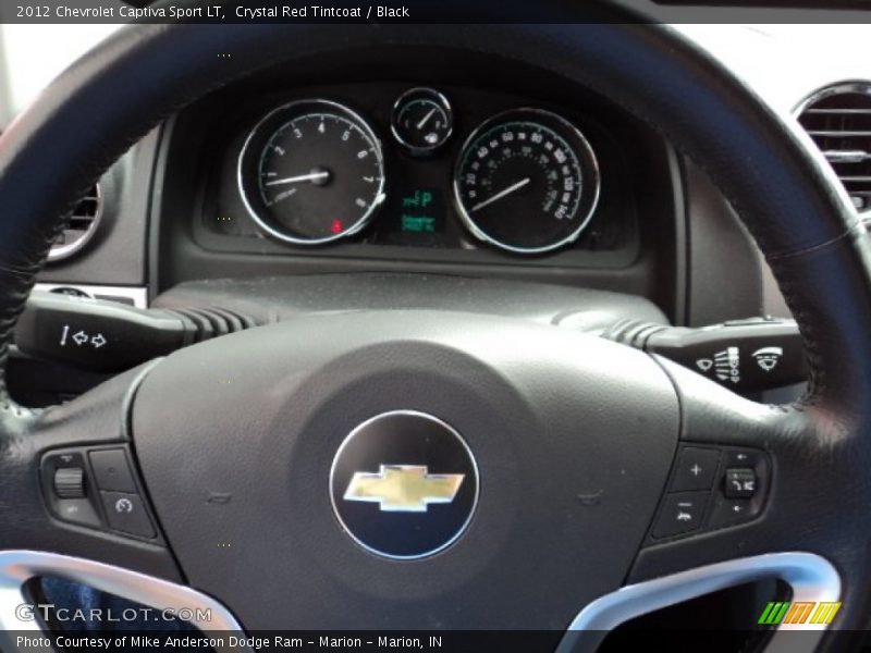 Crystal Red Tintcoat / Black 2012 Chevrolet Captiva Sport LT