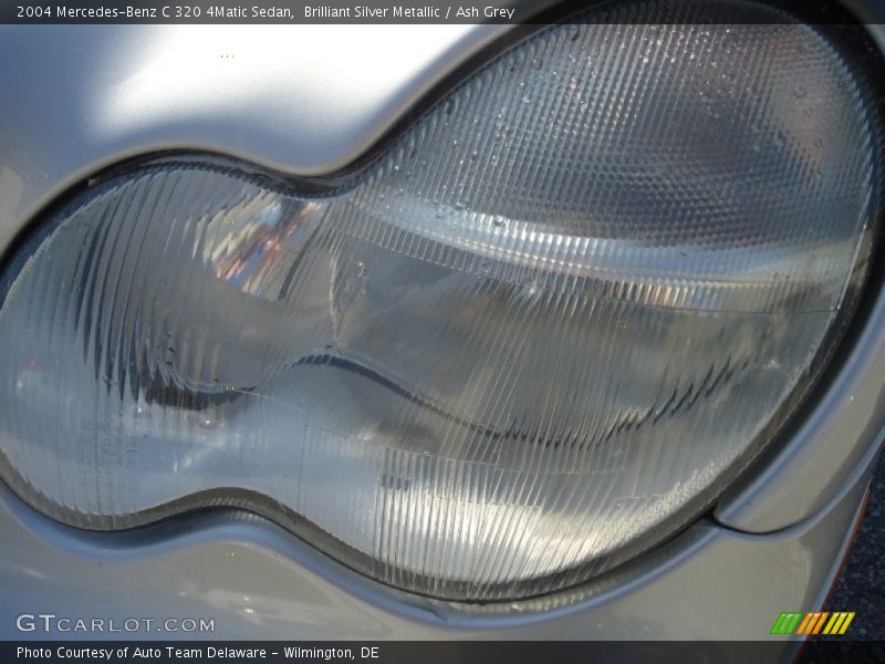 Brilliant Silver Metallic / Ash Grey 2004 Mercedes-Benz C 320 4Matic Sedan