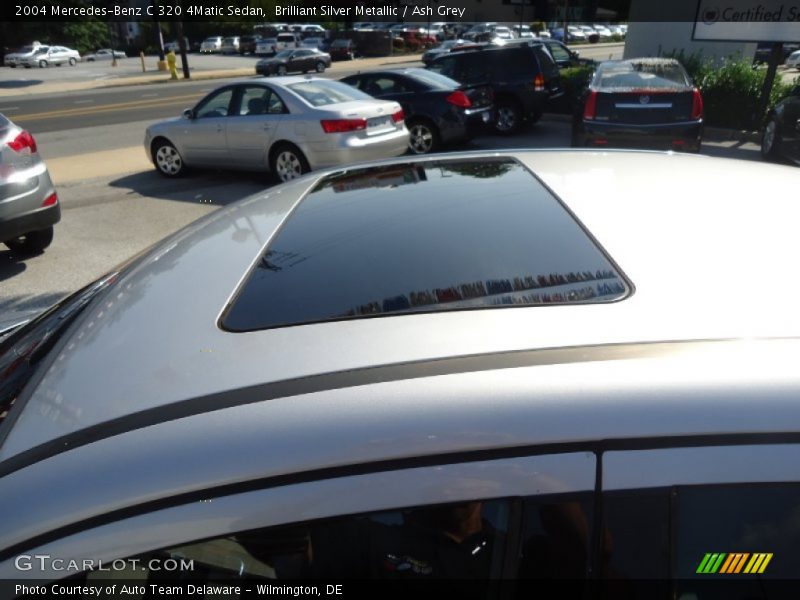 Brilliant Silver Metallic / Ash Grey 2004 Mercedes-Benz C 320 4Matic Sedan