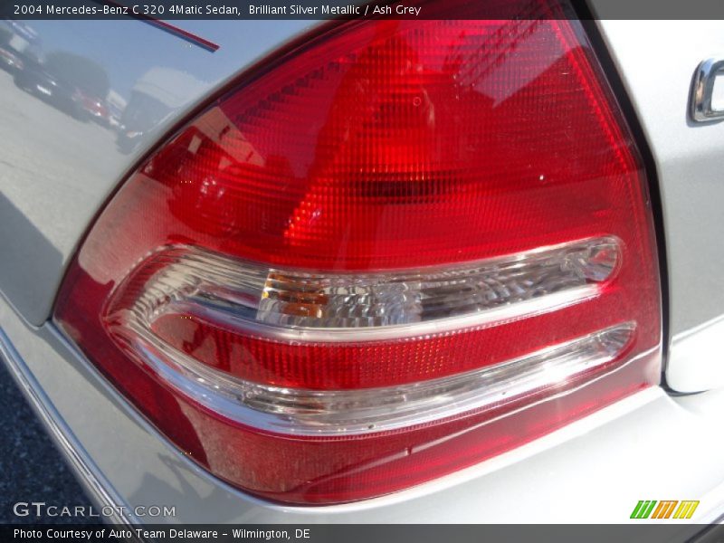 Brilliant Silver Metallic / Ash Grey 2004 Mercedes-Benz C 320 4Matic Sedan