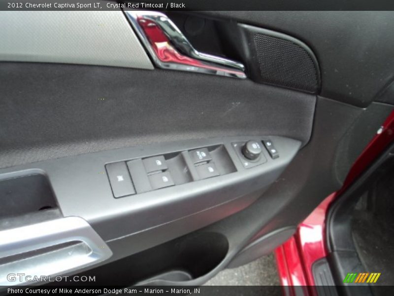Crystal Red Tintcoat / Black 2012 Chevrolet Captiva Sport LT