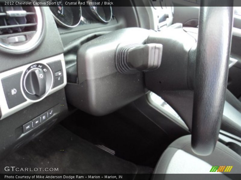 Crystal Red Tintcoat / Black 2012 Chevrolet Captiva Sport LT