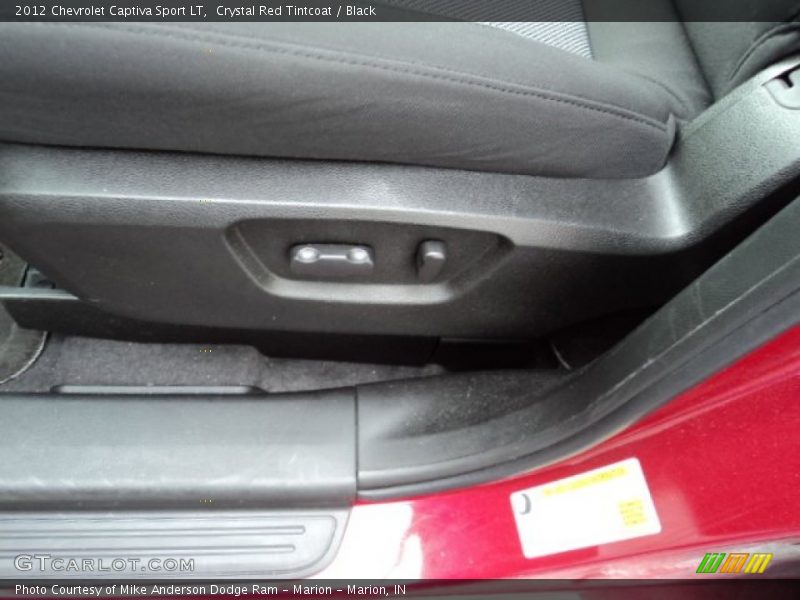 Crystal Red Tintcoat / Black 2012 Chevrolet Captiva Sport LT