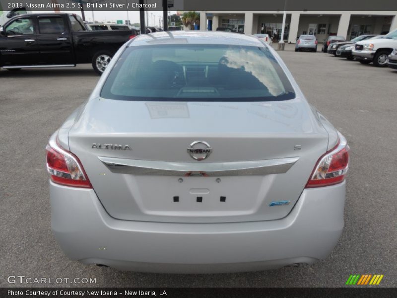 Brilliant Silver / Charcoal 2013 Nissan Altima 2.5 S