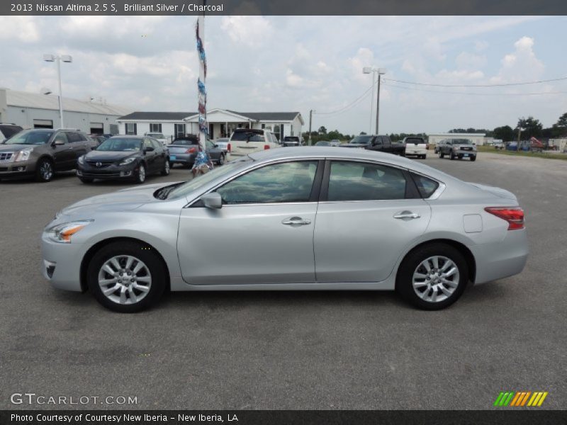 Brilliant Silver / Charcoal 2013 Nissan Altima 2.5 S