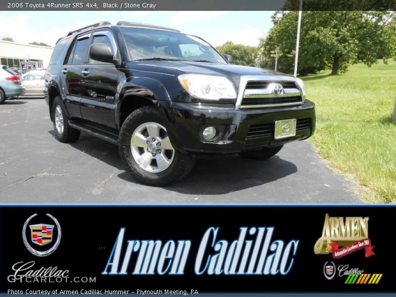 Black / Stone Gray 2006 Toyota 4Runner SR5 4x4