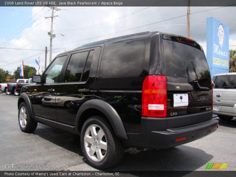 Java Black Pearlescent / Alpaca Beige 2008 Land Rover LR3 V8 HSE