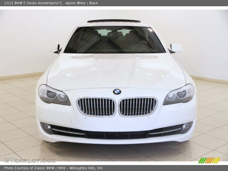 Alpine White / Black 2013 BMW 5 Series ActiveHybrid 5