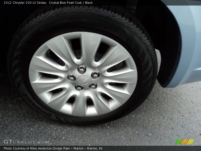 Crystal Blue Pearl Coat / Black 2012 Chrysler 200 LX Sedan